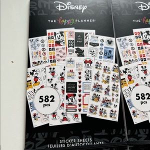 Happy Planner Disney Mickey and Friends Magic Plans Value Pack Stickers (582 pcs